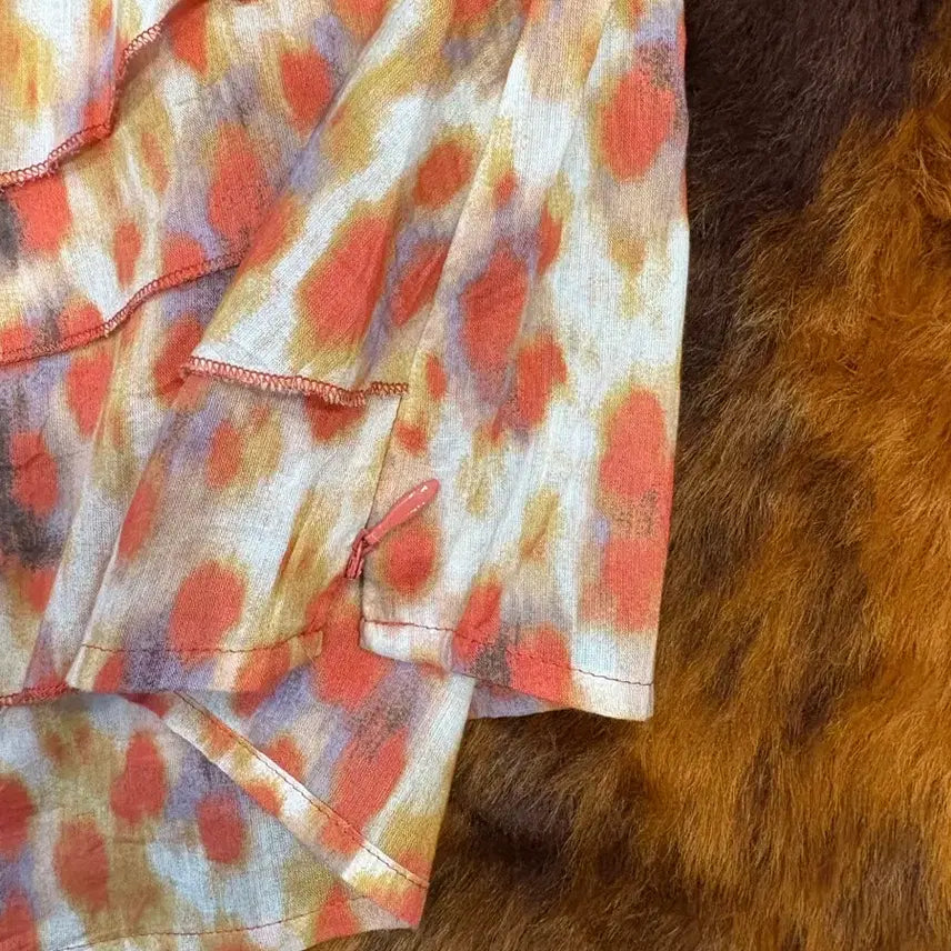 [BUNJANG] Vintage Leopard Pattern Sleeveless Top / 일본빈티지 레오파드 패턴 슬리브리스