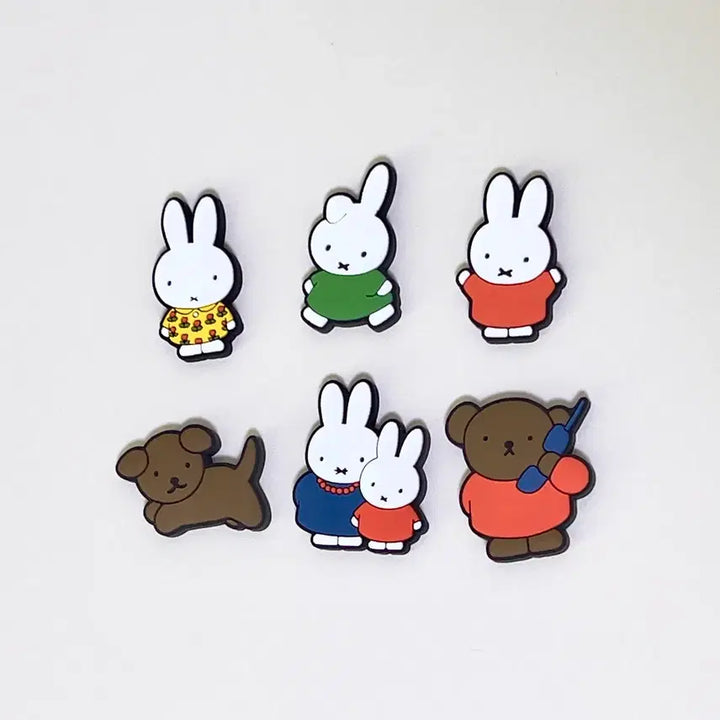 [BUNJANG] Miffy Magnet Set (6 Pieces) / 미피 마그넷 6종 set