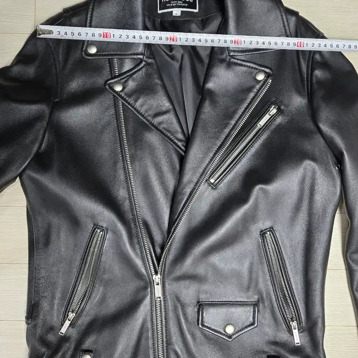 [BUNJANG] AGINGCCC Black Leather Rider Jacket / AGINGCCC 블랙 레더 라이더 자켓