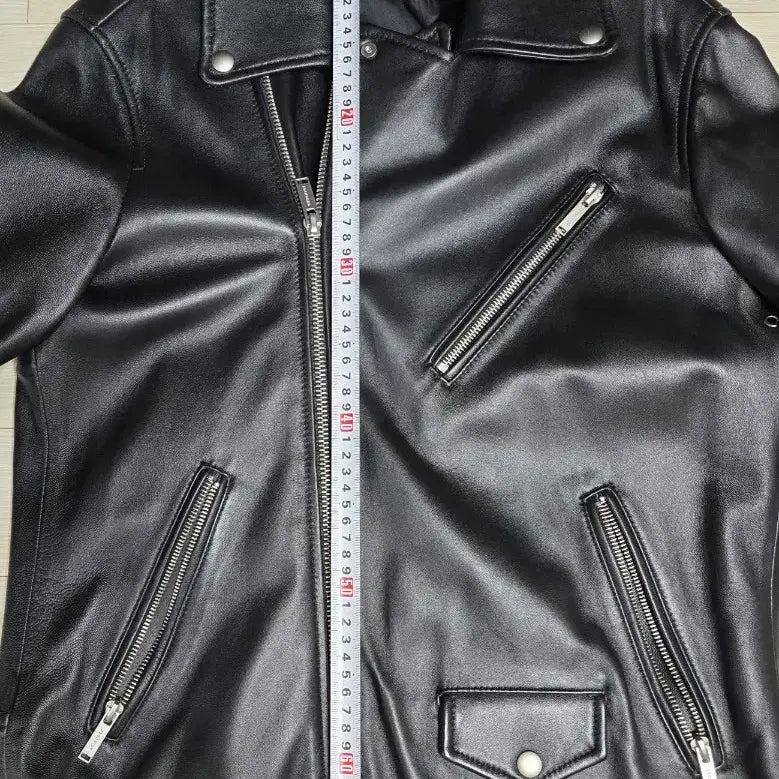 [BUNJANG] AGINGCCC Black Leather Rider Jacket / AGINGCCC 블랙 레더 라이더 자켓