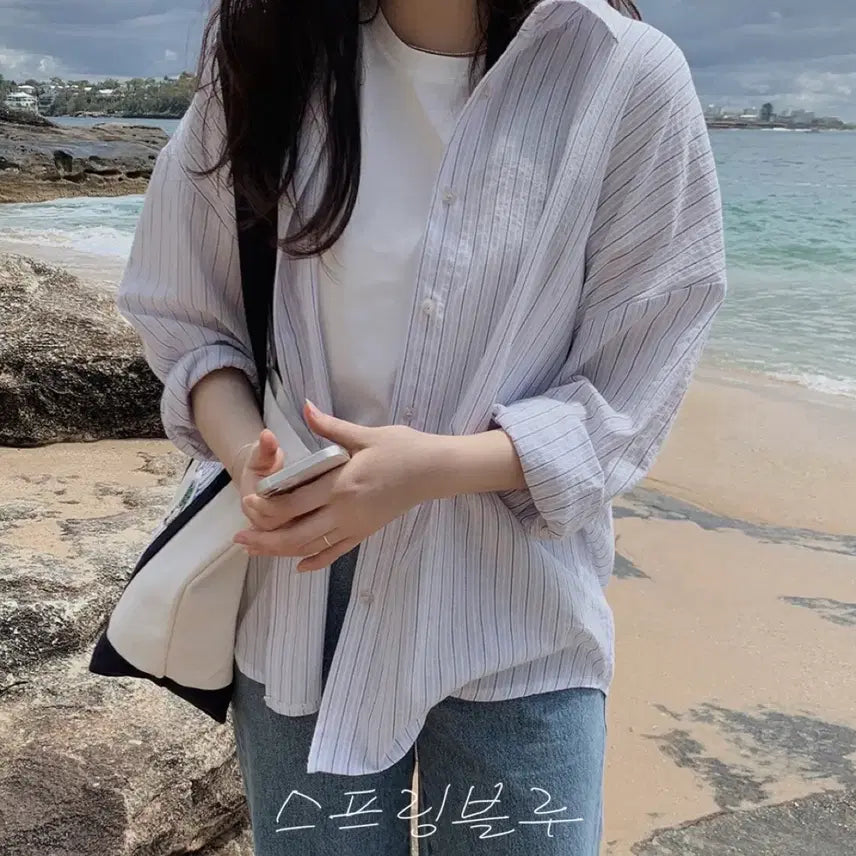 [SOLD OUT] 슬로우앤드 에이블리 얼웨이즈 스트라이프 셔츠
