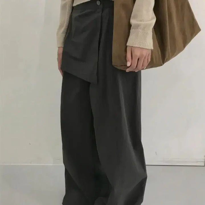 [SOLD OUT] 김아홉 스커트 바스락 밴딩 팬츠