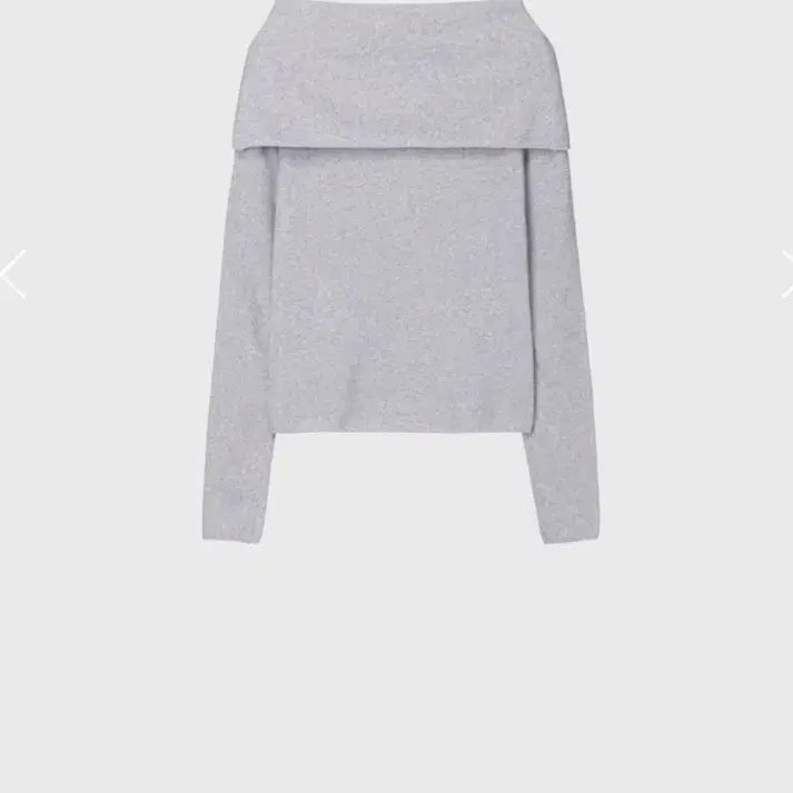 [BUNJANG] Monoha Layered Knit Cape Gray / 모노하 케이프 레이어드 니트 그레이 새상품
