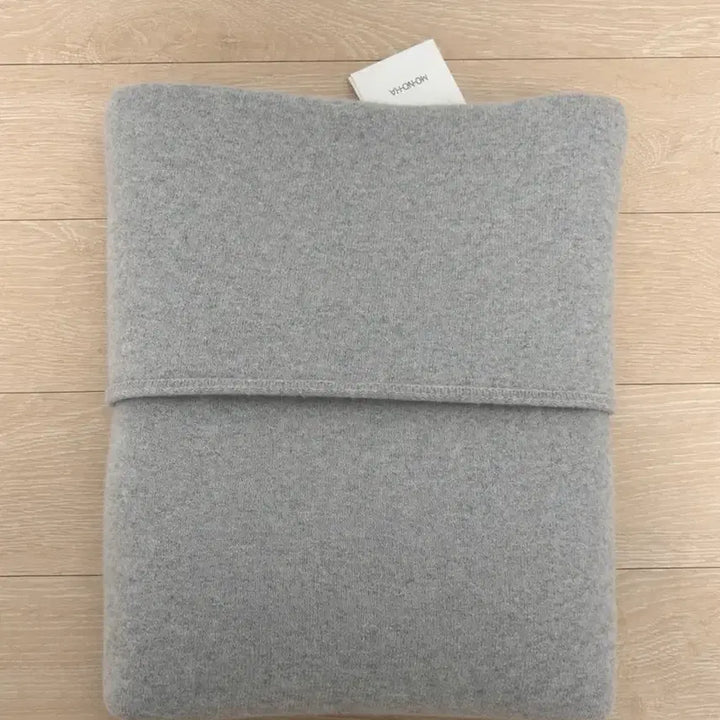 [BUNJANG] Monoha Layered Knit Cape Gray / 모노하 케이프 레이어드 니트 그레이 새상품