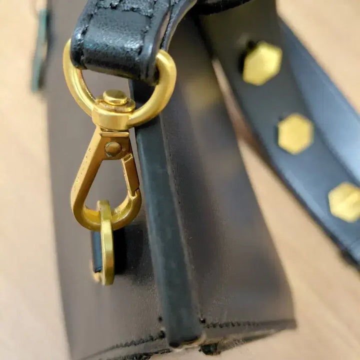 [BUNJANG] Yemscore Leather Tote Bag - Black / 옘스코르 소가죽 토트백 블랙~새상품