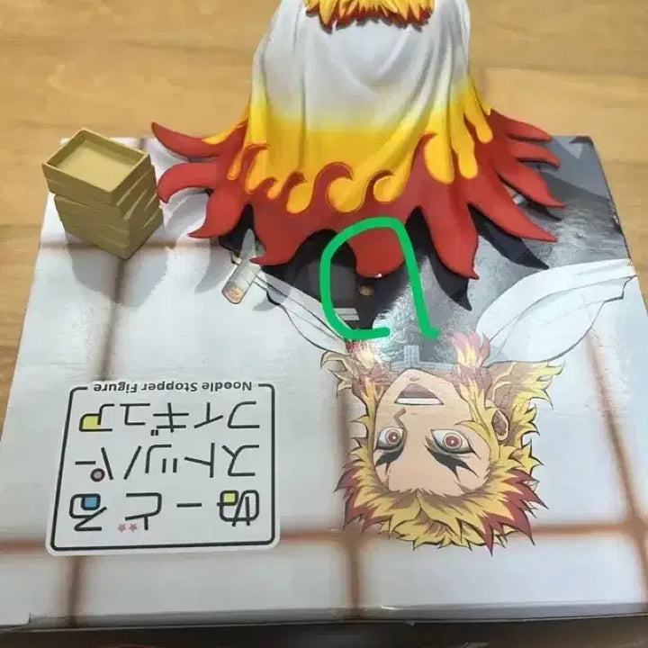 [BUNJANG] Demon Slayer Rengoku Bento Figure Noodle Stopper / 귀멸의 칼날 렌고쿠 도시락 피규어 후류 누들스토퍼 (상자아픔)