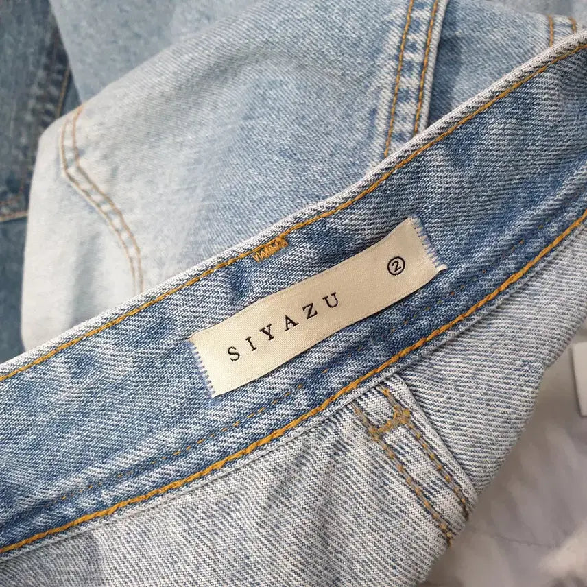 [SOLD OUT] (JJ29938)시아쥬 데님 와이드 팬츠 바지 (2사이즈)