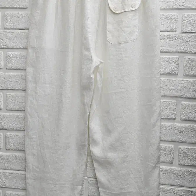 [BUNJANG] White Linen Pants / A4299  화이트 린넨 바지