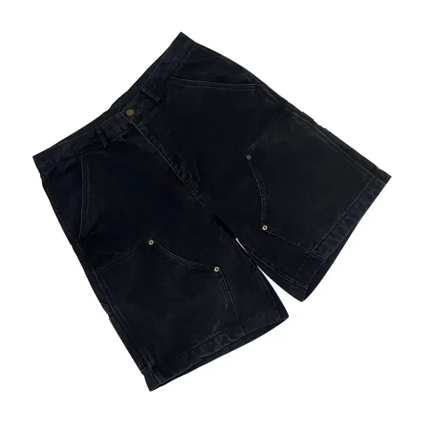 [SOLD OUT] 라퍼지스토어 카펜터 더블니 캔버스 쇼츠 팬츠 반바지 M