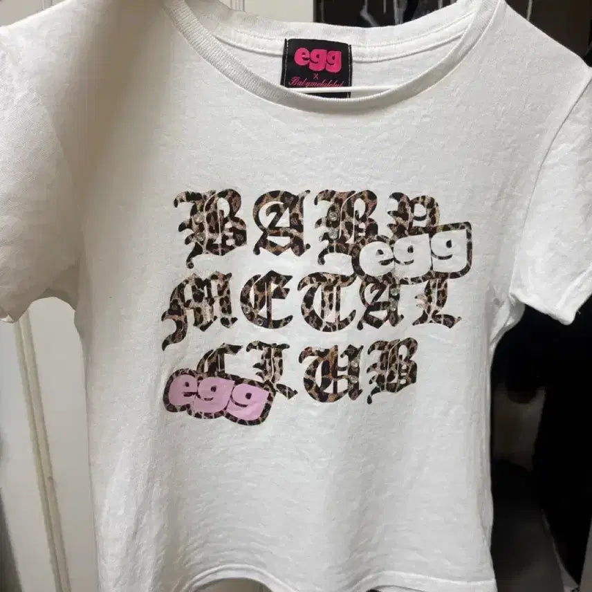 [SOLD OUT] 베이비메탈클럽 에그 콜라보 반팔티