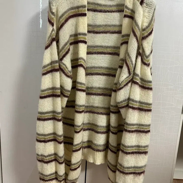 [BUNJANG] Sand Sound Striped Knit Ivory / 샌드사운드 스트라이프 니트 아이보리