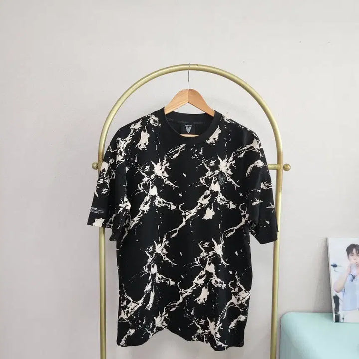 [SOLD OUT] 라이프워크  블랙 마블 반팔 티셔츠