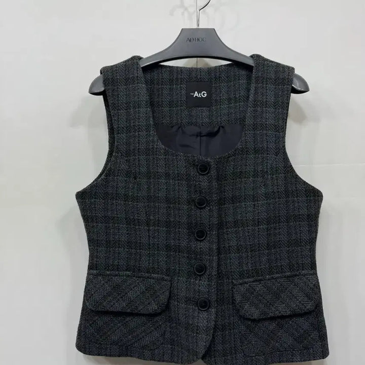 [SOLD OUT] 55) 더엣지 트위드 조끼