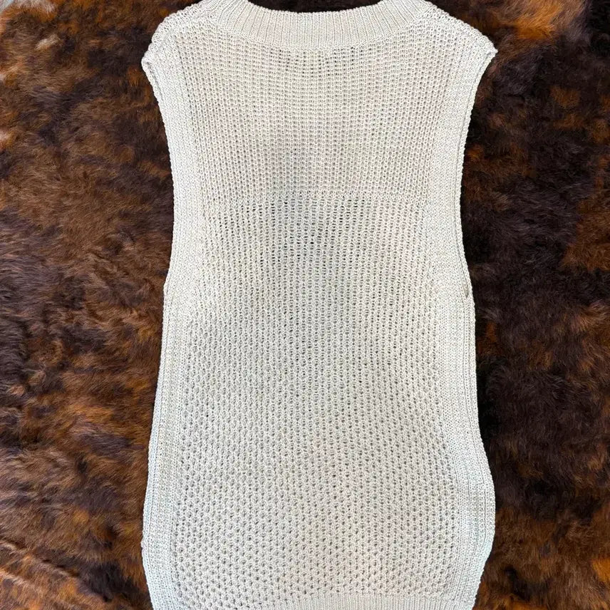 [BUNJANG] McGregor Knit Sleeveless Top / 맥그레거 니트 슬리브리스