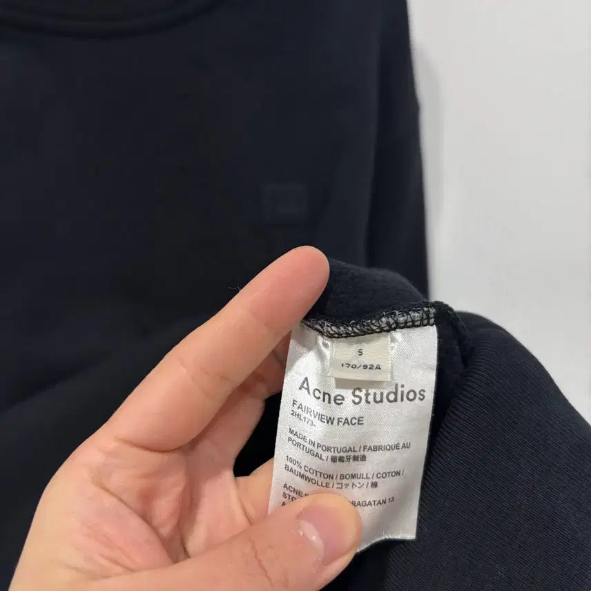 [BUNJANG] Acne Studios Face Logo Sweatshirt M / Acne Studios 페이스 로고 스웻셔츠M