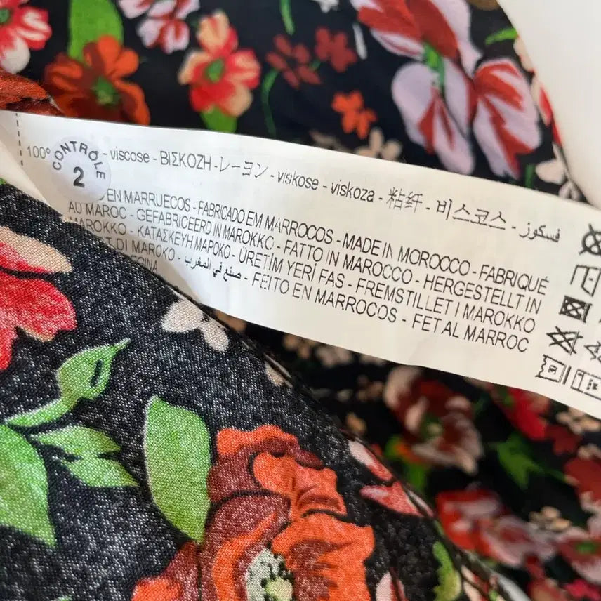 [BUNJANG] ZARA Flower Blouse (Size S) / 자라 플라워 블라우스 S