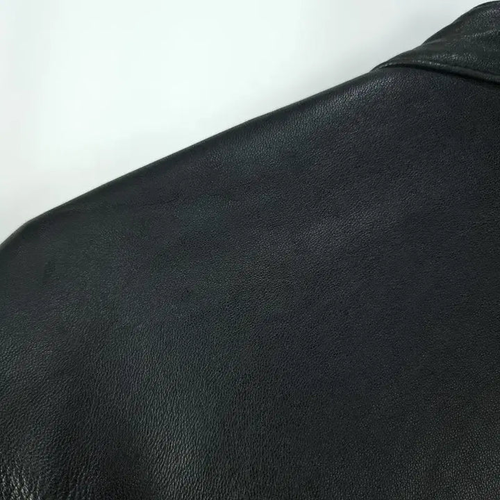 [BUNJANG] Vintage Real Lambskin Leather Cafe Racer Jacket / 빈티지 리얼 램스킨 양가죽 카페레이서 싱글 집업 레더 자켓 M20086