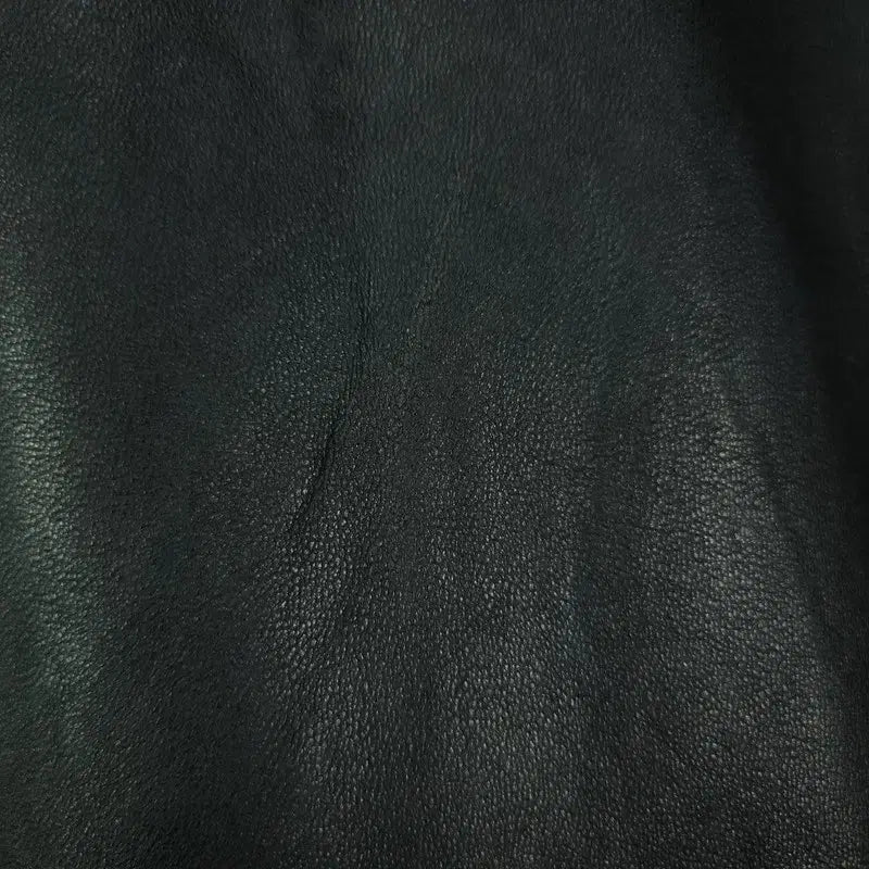 [BUNJANG] Vintage Real Lambskin Leather Cafe Racer Jacket / 빈티지 리얼 램스킨 양가죽 카페레이서 싱글 집업 레더 자켓 M20086