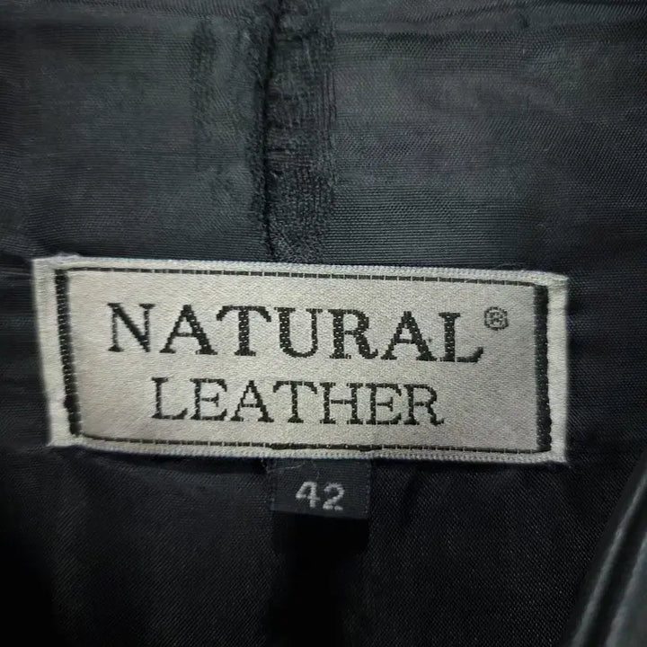 [BUNJANG] Vintage Real Lambskin Leather Cafe Racer Jacket / 빈티지 리얼 램스킨 양가죽 카페레이서 싱글 집업 레더 자켓 M20086