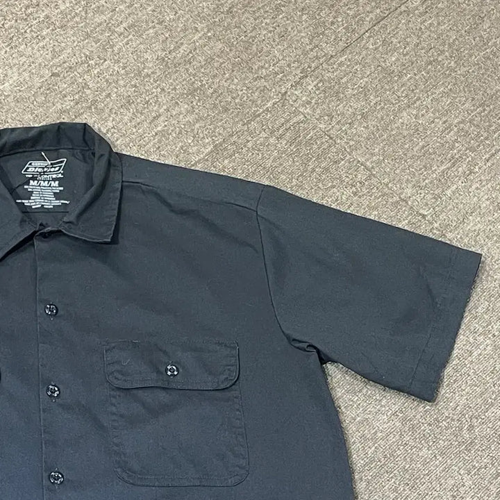 [BUNJANG] Dickies Work Shirt (Black) - Short Sleeve (M) / (M) Dickies 디키즈 반팔 워크 셔츠 블랙