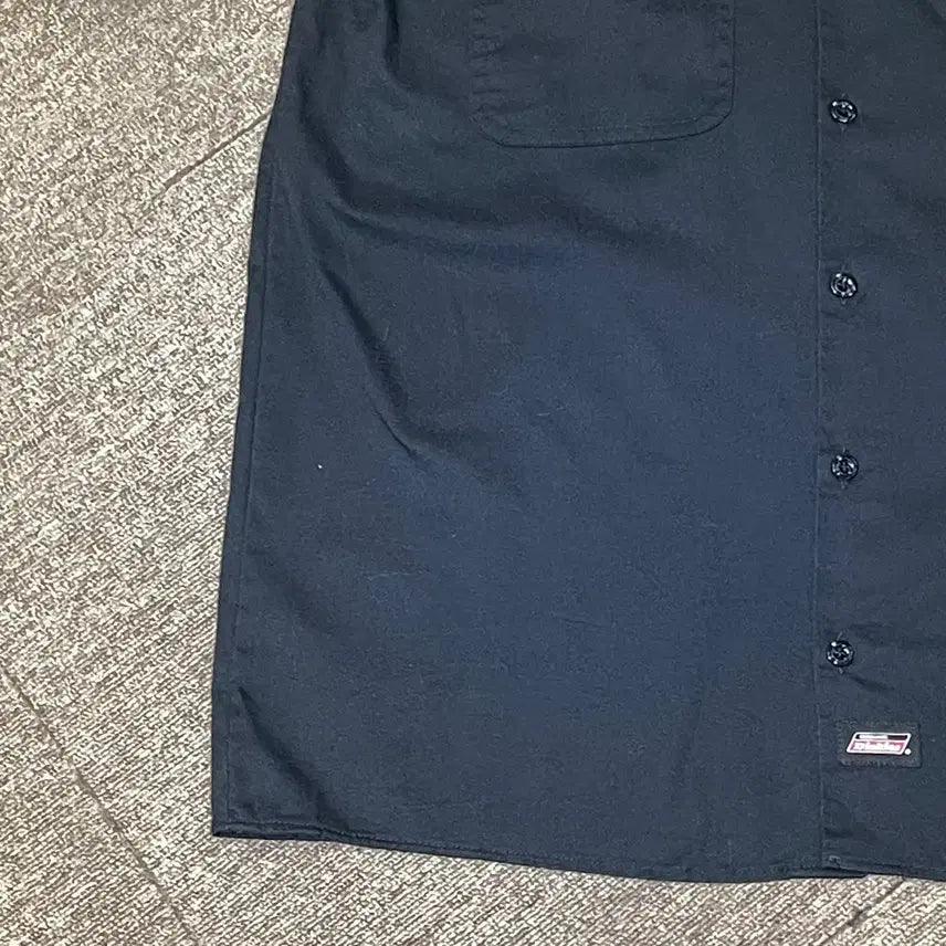 [BUNJANG] Dickies Work Shirt (Black) - Short Sleeve (M) / (M) Dickies 디키즈 반팔 워크 셔츠 블랙
