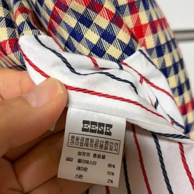 [BUNJANG] EENK Check Crop Jacket / 잉크(EENK) 자켓