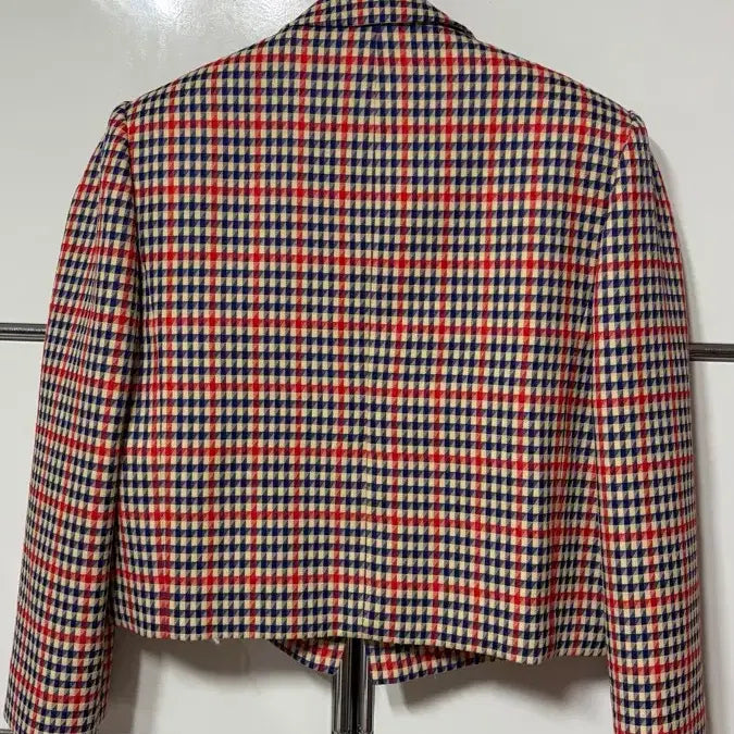 [BUNJANG] EENK Check Crop Jacket / 잉크(EENK) 자켓