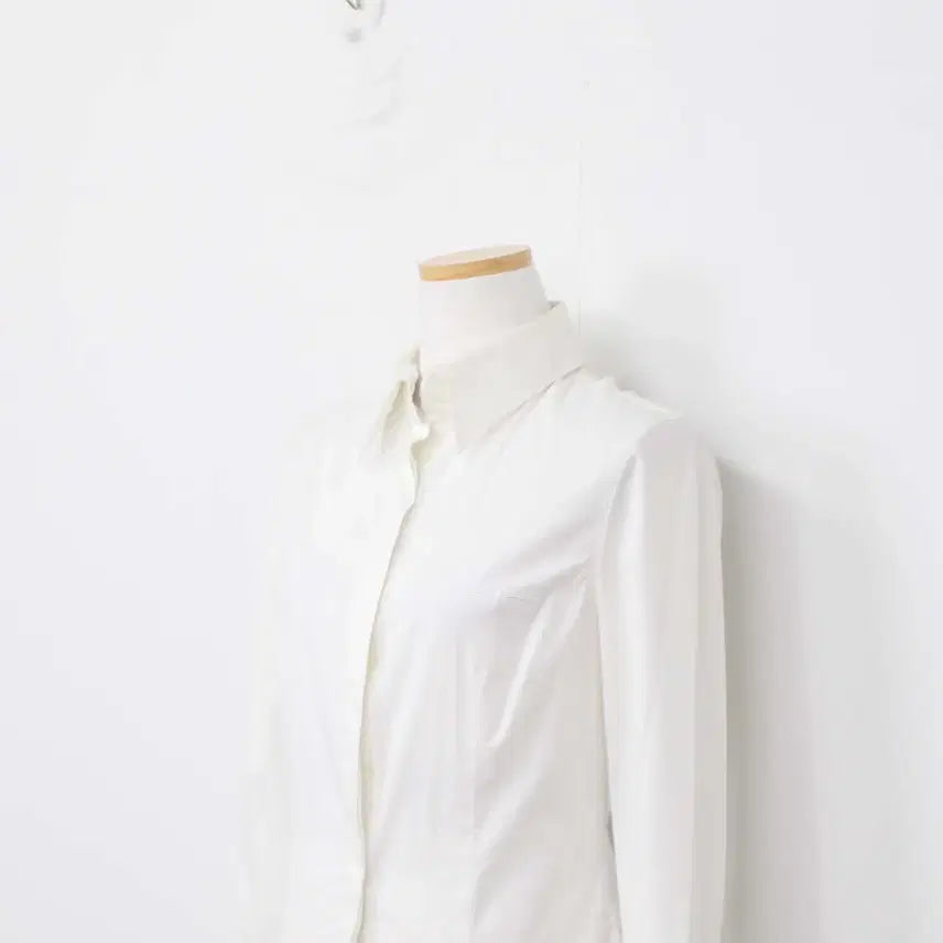 [SOLD OUT] [정품] 아르마니 진 여성 블라우스 셔츠 화이트 38 정인샵