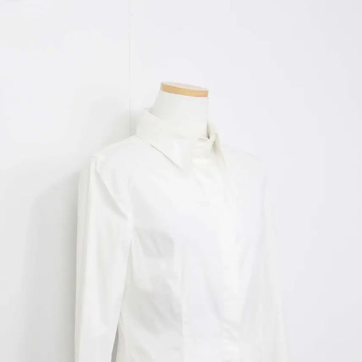 [SOLD OUT] [정품] 아르마니 진 여성 블라우스 셔츠 화이트 38 정인샵