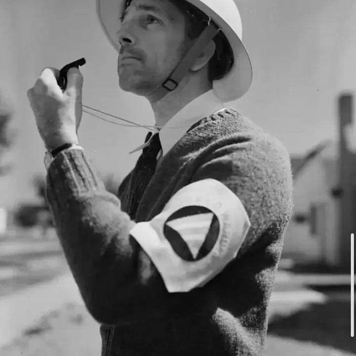 [BUNJANG] WW2 US Civil Defense Helmet / [레어]WW2 세계 이차대전 미군 미국 민방위 헬멧