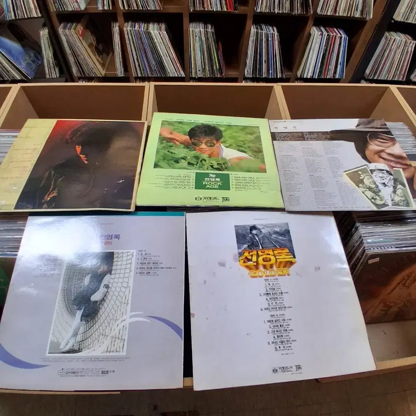 [SOLD OUT] 5장 일괄 가요 초반 전영록 LP 할인 가격