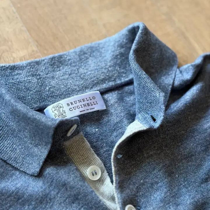 [BUNJANG] Brunello Cucinelli Linen Cotton Polo Shirt (Size 54) / [110] 브루넬로쿠치넬리 리넨코튼 폴로 (54)