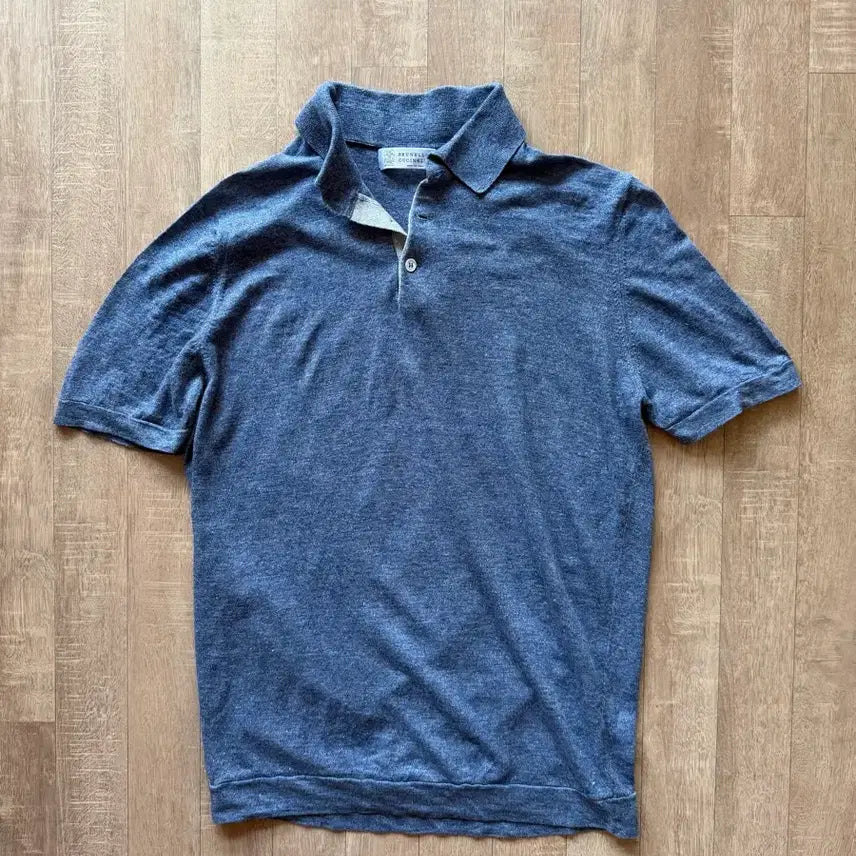 [BUNJANG] Brunello Cucinelli Linen Cotton Polo Shirt (Size 54) / [110] 브루넬로쿠치넬리 리넨코튼 폴로 (54)