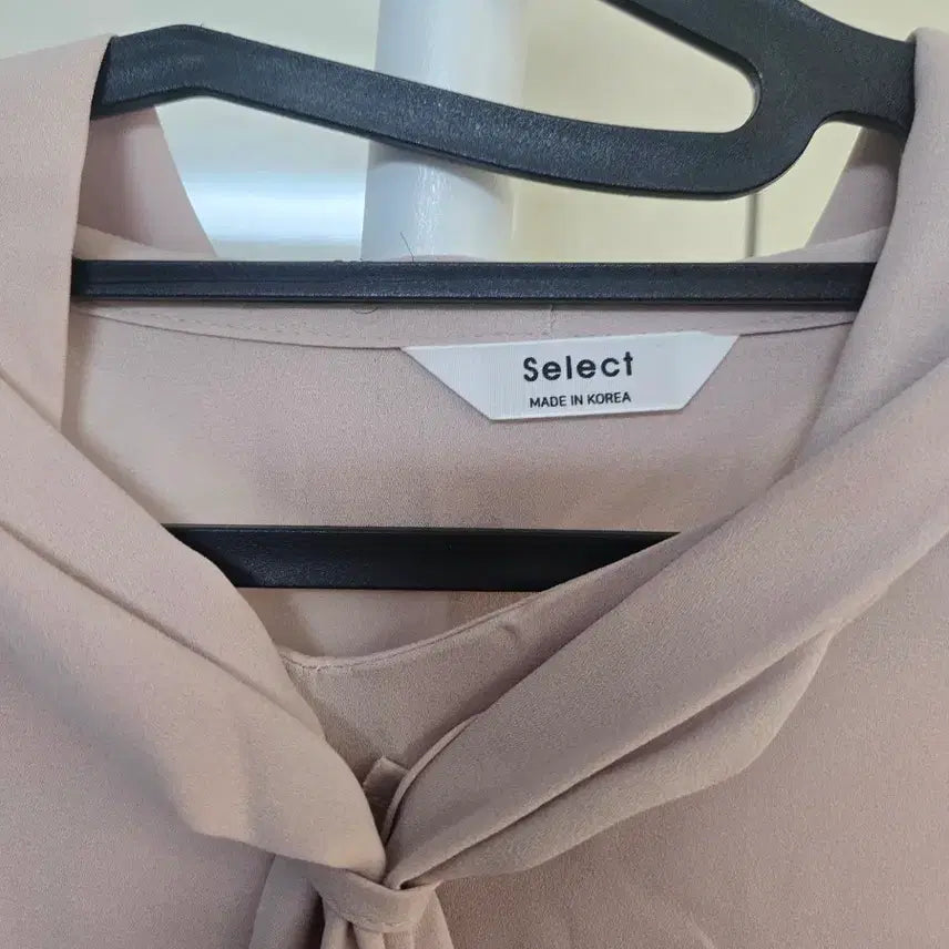 [BUNJANG] Select Ribbon Blouse / Select 리본 블라우스 핑크 베이지