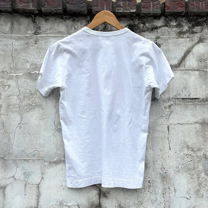 [BUNJANG] Comme des Garcons Double Heart Dot Short Sleeve T-shirt / Comme des Garcons 꼼데가르송 더블 하트 도트 반팔 티셔츠