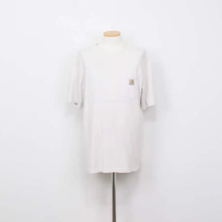 [SOLD OUT] [정품] 칼하트 남성 라운드 반팔 티셔츠 화이트 루즈핏 M 정인샵