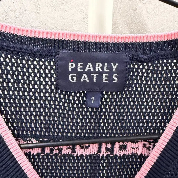 [BUNJANG] PEARLY GATES Navy Knit Vest / PEARLY GATES 네이비 89 니트 조끼 1
