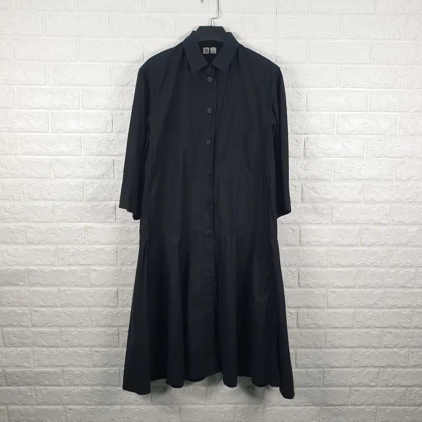 [SOLD OUT] [L]유니클로 코튼 셔츠 원피스