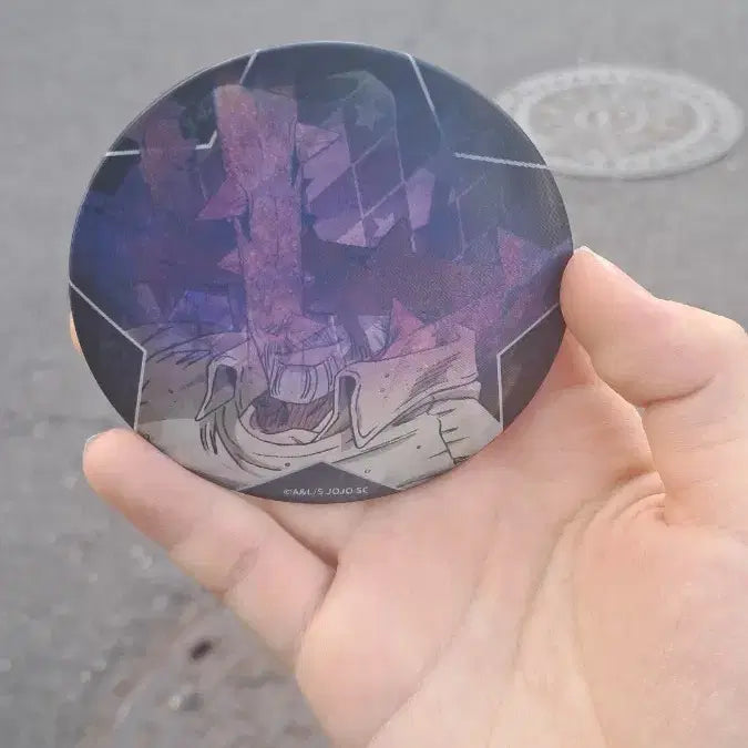 [BUNJANG] Joseph Joestar Hologram Can Badge / 죠셉 죠스타 홀로그램 캔뱃지