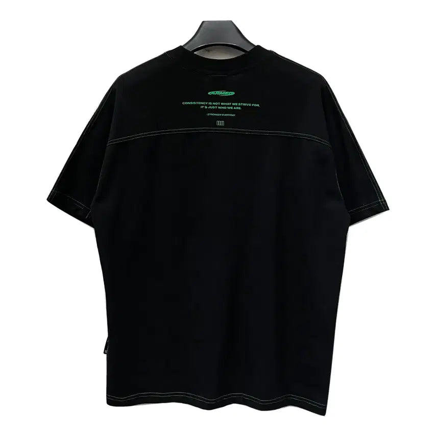 [BUNJANG] Muscle Armed Stitch Oversized T-shirt M / 머슬암드 스티치 오버핏 반팔티 M