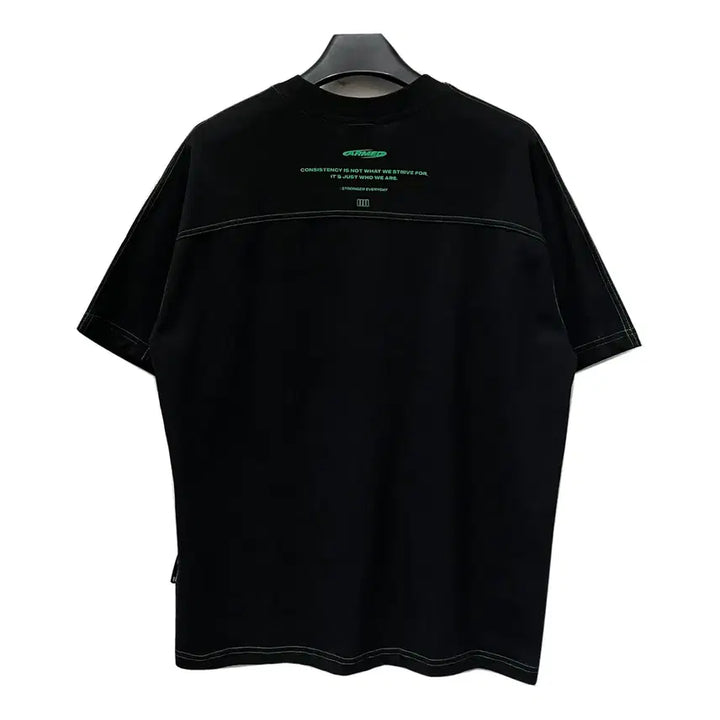 [BUNJANG] Muscle Armed Stitch Oversized T-shirt M / 머슬암드 스티치 오버핏 반팔티 M