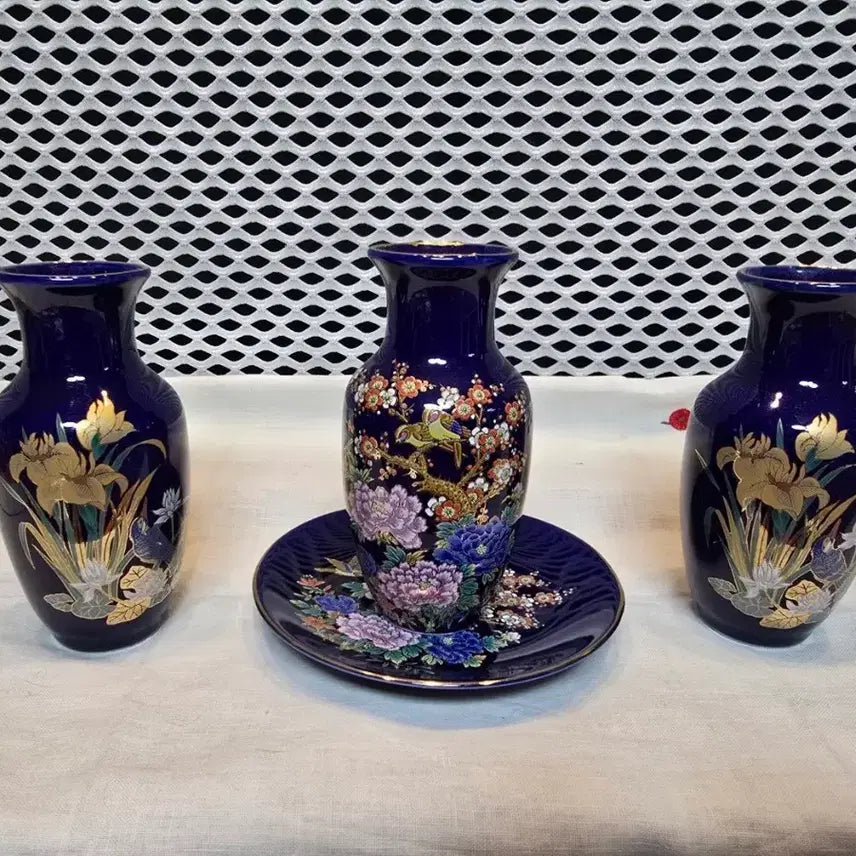 [SOLD OUT] 1950~70년도 제작,일본 쿠타니  인테리어 항아리 3점