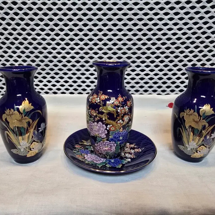 [SOLD OUT] 1950~70년도 제작,일본 쿠타니  인테리어 항아리 3점