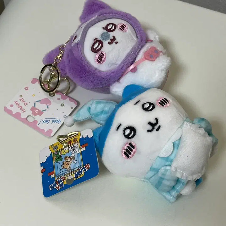 [BUNJANG] Kuromi Momonga, Hachiware Keychain / 쿠로미 모몽가, 하치와레 키링 (치이키와 산리오)