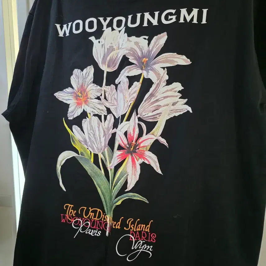 [BUNJANG] Wooyoungmi Flower Print T-shirt / 새제품급 우영미 플라워 반팔48 105