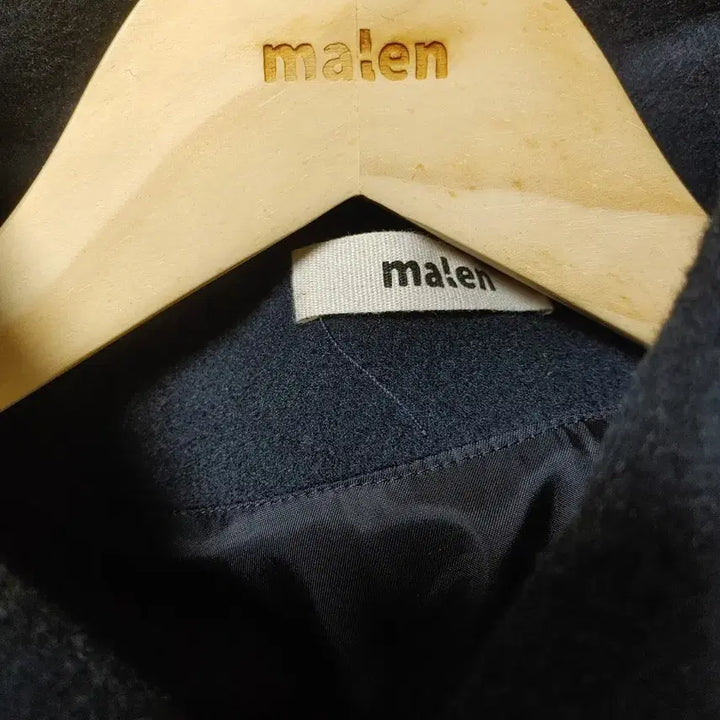 [SOLD OUT] 말렌 캐시미어 더플코트 네이비 1
