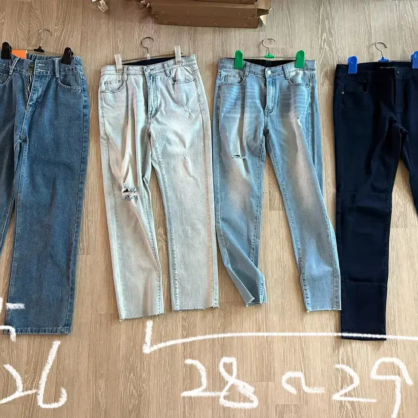 [BUNJANG] New Jeans / 새옷 청바지 장당 8천원