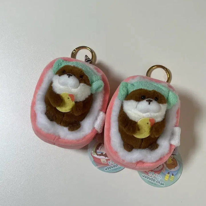 [BUNJANG] Woosoo Woosoo Jang Couple Keyring Set (Bath Time, Meow) / 우소우소짱 커플 키링 모음 (목욕시간, 애옹)