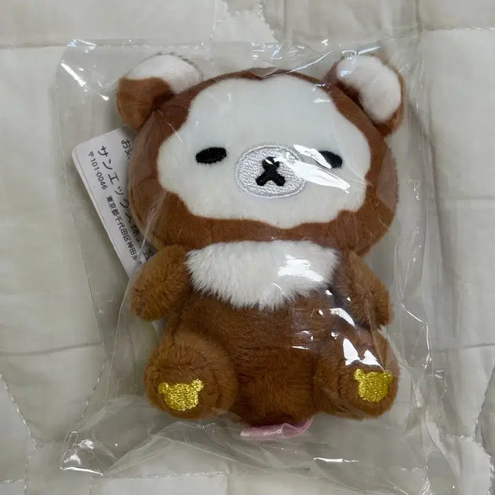 [BUNJANG] San-X Rilakkuma Koguma Tenori Plush Doll / 할인! 산엑스 리락쿠마 밀가루 챠이로이코구마 테노리 새상품 코구마