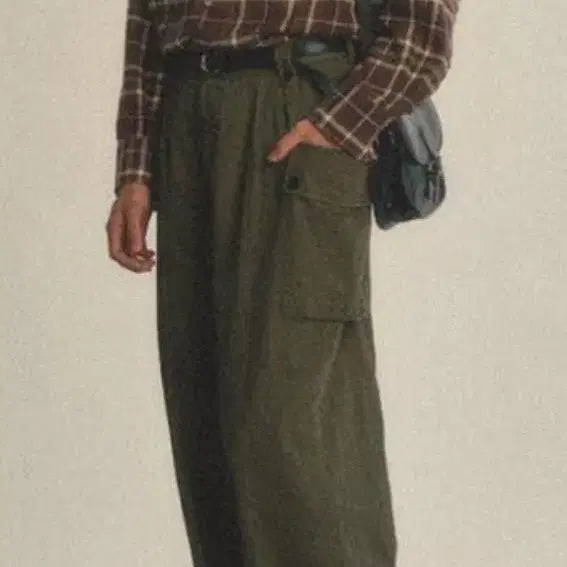 [SOLD OUT] 아트이프액츠 워시드 체크 웨스턴 셔츠 브라운 M